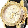 Mens Diamond Yellow Gold Watch Aqua Master Nicky Jam 5.00 ct