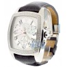 Mens Diamond Watch Aqua Master Classic 1.50 ct Silver Dial