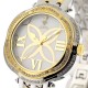 Aqua Master Flower 0.85 ct Diamond Womens Two Tone Watch