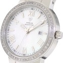 Aqua Master Round 0.70 ct Diamond Womens Silver Watch