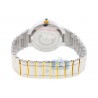 Womens Diamond Two Tone Gold Watch Aqua Master Round 0.70 ct