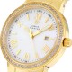 Aqua Master Round 0.70 ct Diamond Womens Yellow Watch