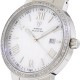 Aqua Master Round 1.30 ct Diamond Mens Silver Watch