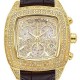 Womens Diamond Watch Joe Rodeo Chelsea JCHE1 5.00 ct Yellow Steel