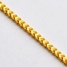 Italian 14K Yellow Gold Solid Franco Link Mens Chain 1.9mm