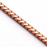 Italian 14K Rose Gold Solid Franco Mens Chain Necklace 1.6mm