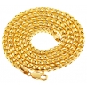Italian 10K Yellow Gold Solid Franco Mens Chain 5.5 mm 30 36 40"