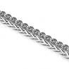 Real 10K White Gold Solid Franco Mens Chain 5 mm 30 32 36 40"