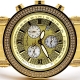 Mens Diamond Watch Joe Rodeo Tyler JTY1 2.00 ct Yellow Gold