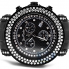Joe Rodeo Junior 4.75 ct Diamond Mens Black Watch JJU80