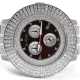 Mens Diamond Watch Joe Rodeo Pilot JRPL5 11.00 ct Black Dial