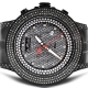 Mens Diamond Watch Joe Rodeo Pilot JRPL36 3.15 ct Black Steel