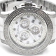 Mens Diamond Watch Joe Rodeo Pilot JRPL1 3.15 ct White Dial