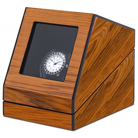 Single Watch Winder W13005 Orbita Siena Programmable Teak Wood