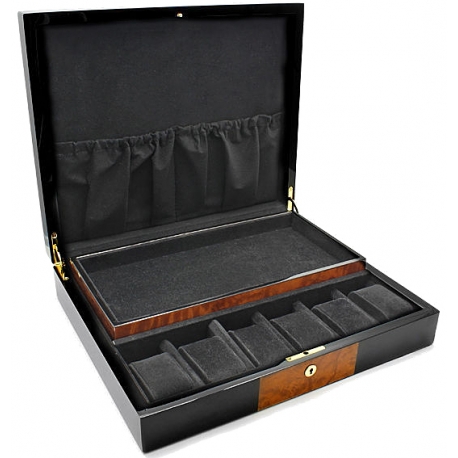 Twelve Watch Display Box Orbita Zurigo W80022 in Black