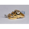 14K Yellow Gold 0.65 ct Diamond Mens Womens Bridal 3-Ring Set