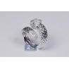 18K White Gold 1.30 ct Diamond Panther Head Womens Ring