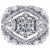 18K White Gold 4.28 ct Diamond Womens Floral Ring
