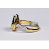 14K Yellow Gold 1.33 ct Diamond Womens Pear Shaped Ring