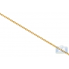 18K Yellow Gold Bezel Set Diamond Womens ID Name Necklace 18"