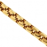 14K Yellow Gold Box Diamond Cut Link Womens Chain 1.5 mm