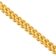 Italian 10K Yellow Gold Franco Hollow Link Mens Chain 2 mm