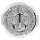 14K White Gold 1.84 ct Diamond Mens Anchor Ring