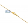 Womens Diamond Lariat Y Shape Necklace 14K Yellow Gold 0.48ct 18"