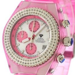Aqua Master Sport 1.00 ct Diamond Womens Pink Watch