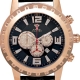 Aqua Master Jumbo 0.24 ct Diamond Mens Rose Gold Watch