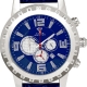 Aqua Master Jumbo 0.24 ct Diamond Mens Blue Dial Watch