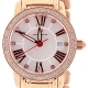 Aqua Master Round 0.65 ct Diamond Womens Rose Gold Watch