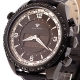 Aqua Master Digital 1.50 ct Black Diamond Mens Watch