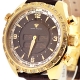 Aqua Master Digital 0.75 ct Diamond Mens Yellow Gold Steel Watch