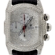 Aqua Master Bubble 7.00 ct Diamond Mens Silver Watch