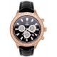 Aqua Master Rio 2.45 ct Diamond Mens Leather Rose Watch