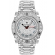 Aqua Master Magnum 17.00 ct Iced Out Diamond Mens Silver Watch