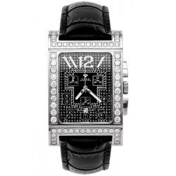 Aqua Master Cabarnet 5.60 ct Diamond Womens Black Dial Watch