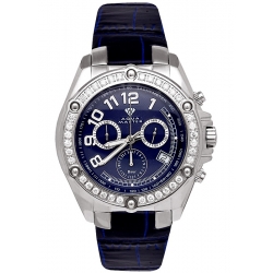 Aqua Master Solly 1.70 ct Diamond Mens Blue Dial Watch