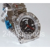 Aqua Master Magnum 7.65 ct Diamond Mens Black Dial Watch