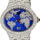 Aqua Master Blue World 6.00 ct Diamond Mens Watch