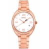 F211534000 Fendi Momento Rose Gold White Dial Womens Watch 34mm