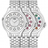 F107034000D2T05 Fendi Crazy Carats Diamond Silver Dial Watch 38mm