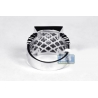 Mens Diamond Square Signet Pinky Ring 18K White Gold 1.65 ct