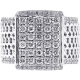 18K White Gold 1.51 ct Diamond Mens Custom Ring