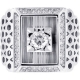 18K White Gold 1.05 ct Diamond Mens Solitaire Signet Ring