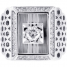 18K White Gold 1.05 ct Diamond Mens Solitaire Signet Ring