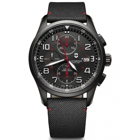 Swiss Army Airboss Mechanical Mens Black Watch 241721