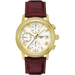 Tissot Bridgeport 18K Yellow Gold Mens Watch T71.3.465.13