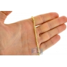 Italian 14K Yellow Gold Byzantine Mens Chain Necklace 2.5mm
